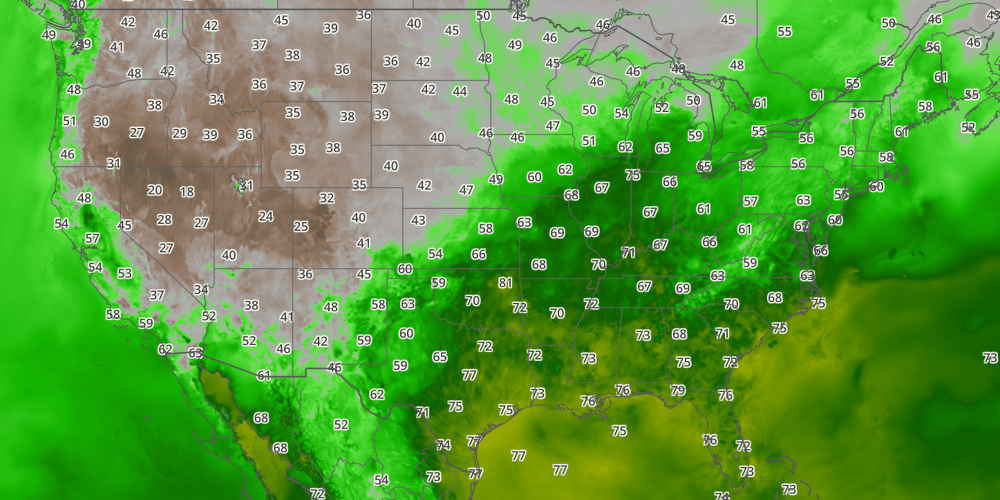 U.S. Dew Points